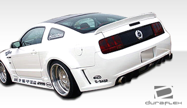 2005-2014 Ford Mustang Duraflex Circuit Wide Body Side Skirts Rocker Panels - 2 Piece