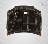 1992-1995 Honda Civic 2DR / HB Carbon Creations Dritech OEM Look Hood - 1 Piece