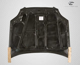1996-1998 Honda Civic Carbon Creations OEM Look Hood - 1 Piece