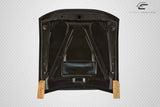 1999-2004 Ford Mustang Carbon Creations Spyder 3 Hood - 1 Piece