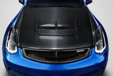2003-2007 Infiniti G Coupe G35 Carbon Creations Type J Hood - 1 Piece
