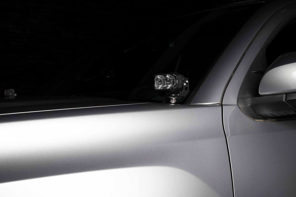 Morimoto 2Banger Ditch Light Kit: 16-23 Tacoma