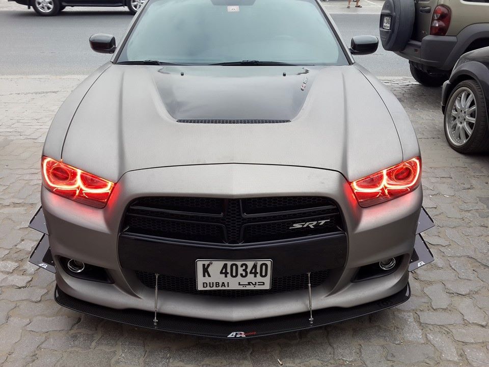 Dodge Charger SRT-8 Carbon Fiber  Front Wind Splitter 2011 - 2014