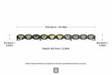 10-Pod 40.5" 4Banger Bar