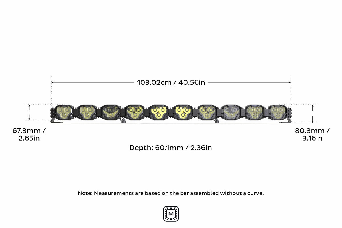 10-Pod 40.5" 4Banger Bar