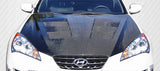 2010-2012 Hyundai Genesis Coupe 2DR Carbon Creations Circuit Hood - 1 Piece