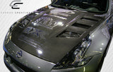 2009-2020 Nissan 370Z Z34 Carbon Creations Circuit Hood - 1 Piece