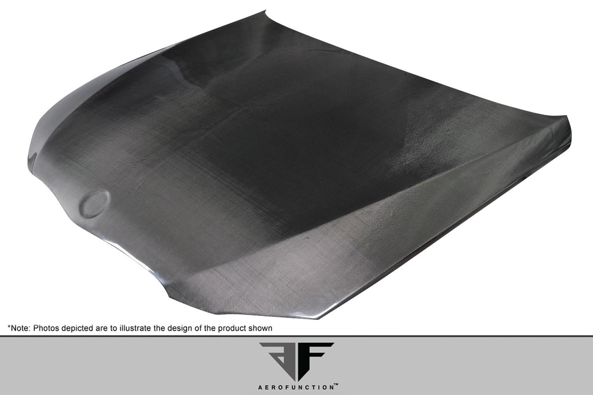 2007-2010 BMW 3 Series E92 2dr E93 Convertible Carbon AF-2 Hood ( CFP ) - 1 Piece
