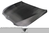 2007-2010 BMW 3 Series E92 2dr E93 Convertible Carbon AF-2 Hood ( CFP ) - 1 Piece