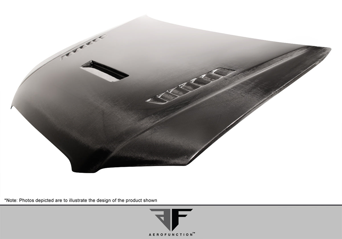 2006-2008 Audi A4 S4 B7 Carbon AF-1 Hood ( CFP ) - 1 Piece