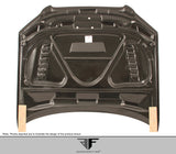 2006-2008 Audi A4 S4 B7 Carbon AF-1 Hood ( CFP ) - 1 Piece
