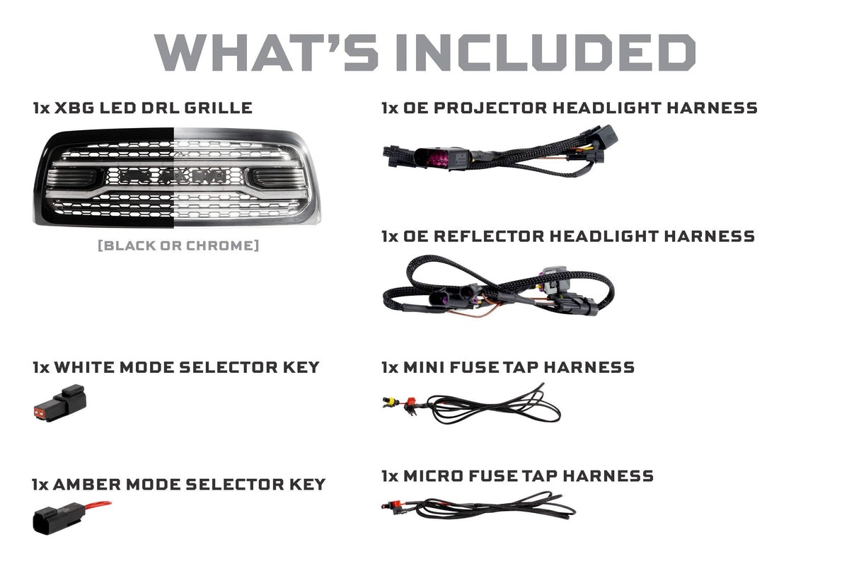 XBG LED Grille: Dodge Ram HD