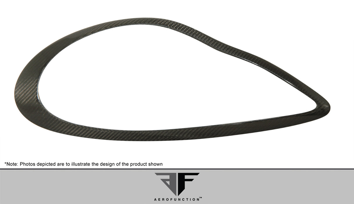 2010-2013 Porsche Panamera Carbon AF-1 Wide Body Eye Lids ( CFP ) - 2 Piece