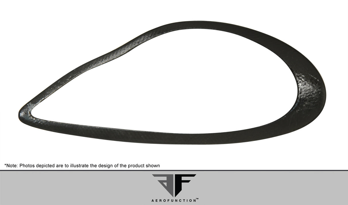 2010-2013 Porsche Panamera Carbon AF-1 Wide Body Eye Lids ( CFP ) - 2 Piece