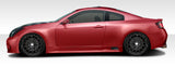 2003-2007 Infiniti G Coupe G35 Duraflex GT500 Wide Body Side Skirts Rocker Panels - 2 Piece