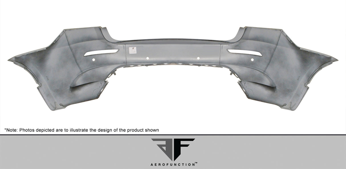 2008-2014 BMW X6 E71 E72 Urethane AF-4 Rear Bumper Cover ( PUR-RIM ) - 1 Piece