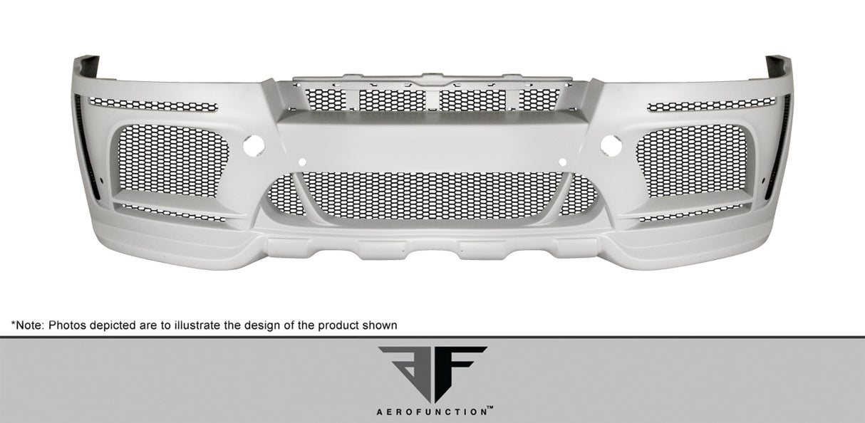 2008-2014 BMW X6 X6M E71 10-13 X5M E70 AF-5 Wide Body Front Bumper Cover ( GFK ) - 1 Piece