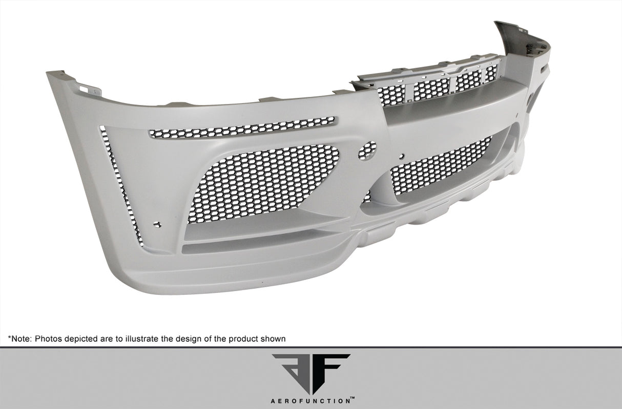 2008-2014 BMW X6 X6M E71 10-13 X5M E70 AF-5 Wide Body Front Bumper Cover ( GFK ) - 1 Piece