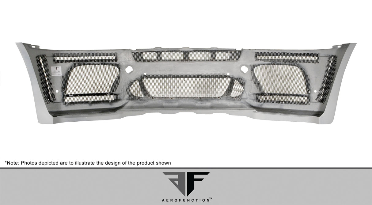 2008-2014 BMW X6 X6M E71 10-13 X5M E70 AF-5 Wide Body Front Bumper Cover ( GFK ) - 1 Piece