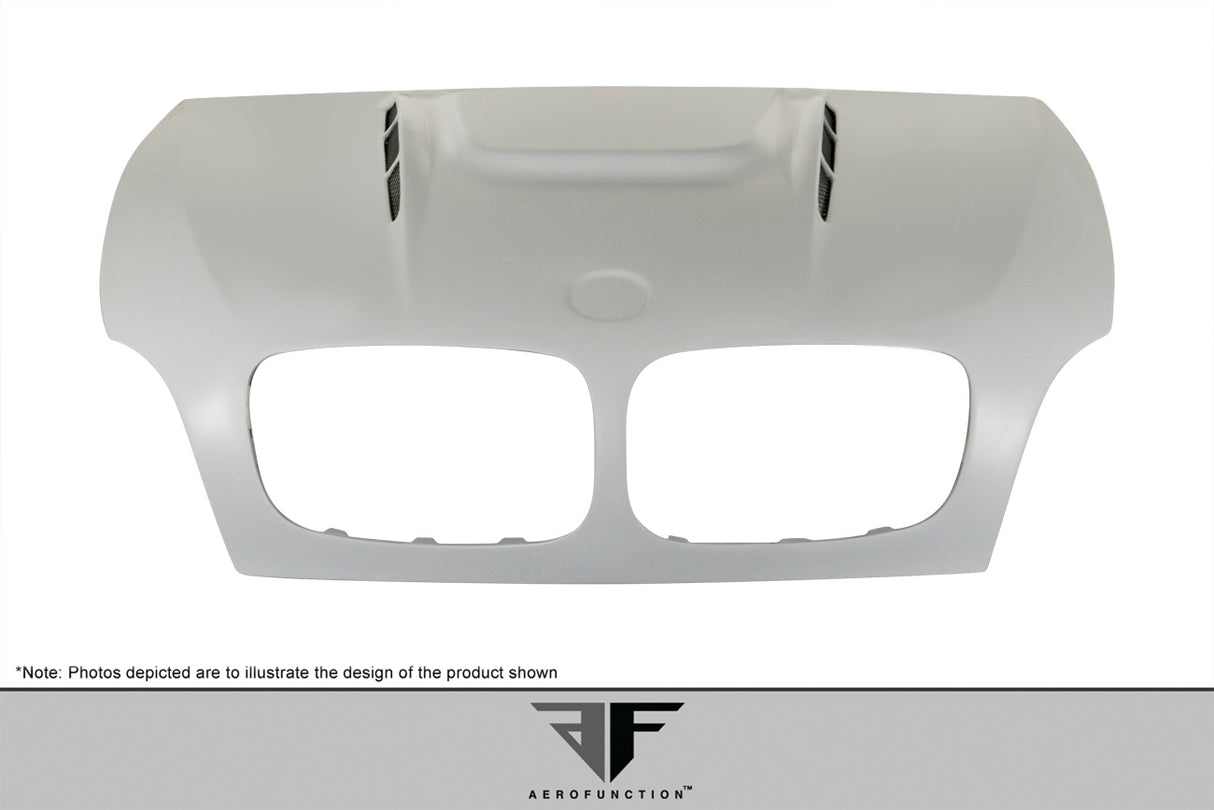 2008-2014 BMW X6 X6M E71 2007-2013 BMW X5 E70 AF-5 Hood ( GFK ) - 1 Piece