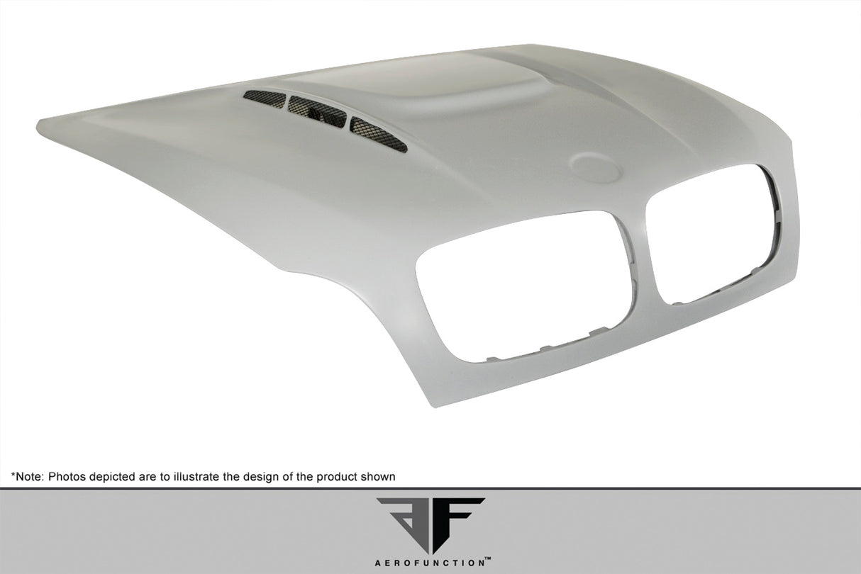 2008-2014 BMW X6 X6M E71 2007-2013 BMW X5 E70 AF-5 Hood ( GFK ) - 1 Piece