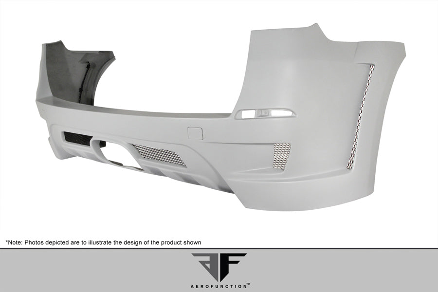 2010-2013 BMW X5 X5M E70 AF-1 Wide Body Rear Bumper Cover ( GFK ) - 1 Piece (S)