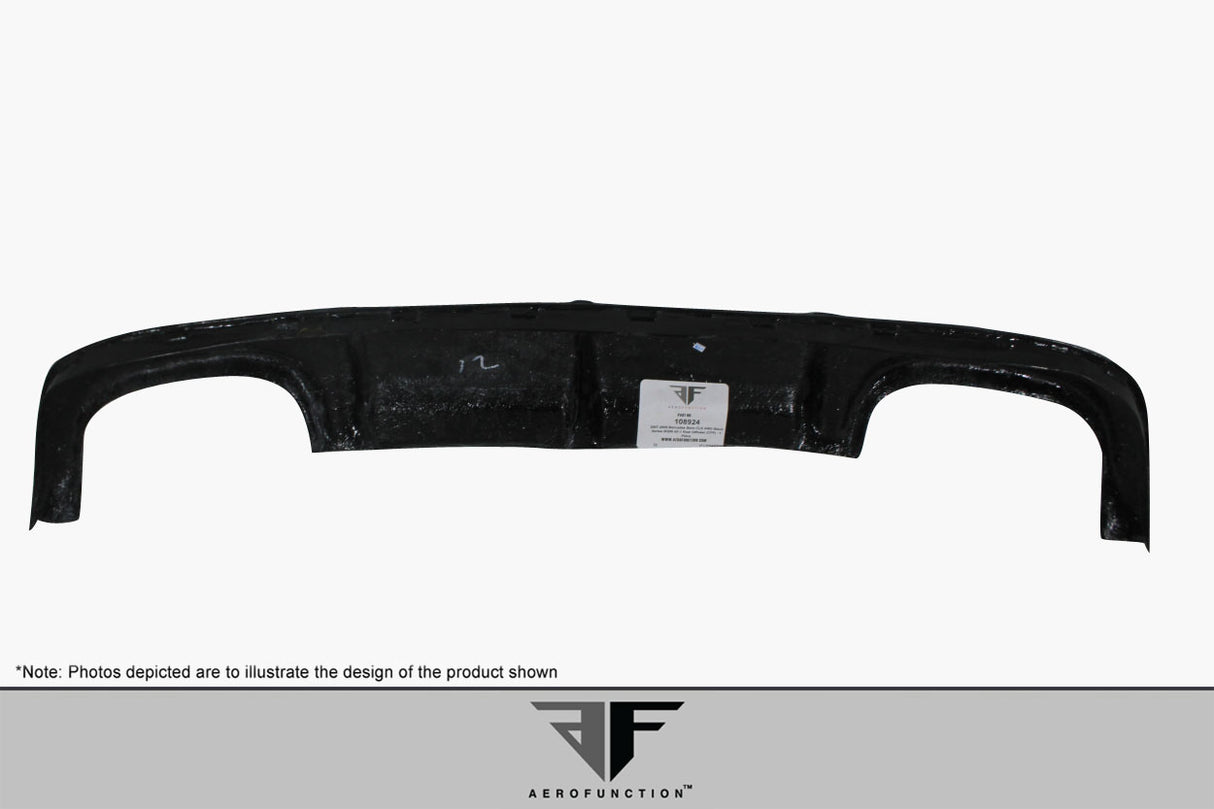 2007-2009 Mercedes CL63 W216 Black Series Carbon AF-1 Rear Diffuser ( CFP ) - 1 Piece