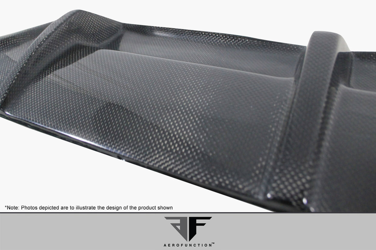 2007-2009 Mercedes CL63 W216 Black Series Carbon AF-1 Rear Diffuser ( CFP ) - 1 Piece