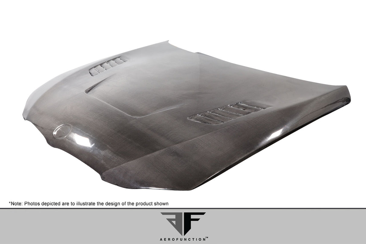 2007-2010 BMW 3 Series E92 2dr E93 Convertible Carbon AF-1 Hood ( CFP ) - 1 Piece