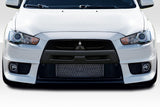 2008-2017 Mitsubishi Lancer Duraflex Evo X V2 Front Bumper Cover - 1 Piece