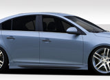 2011-2015 Chevrolet Cruze Duraflex GT Racing Side Skirt Rocker Panels - 2 Piece