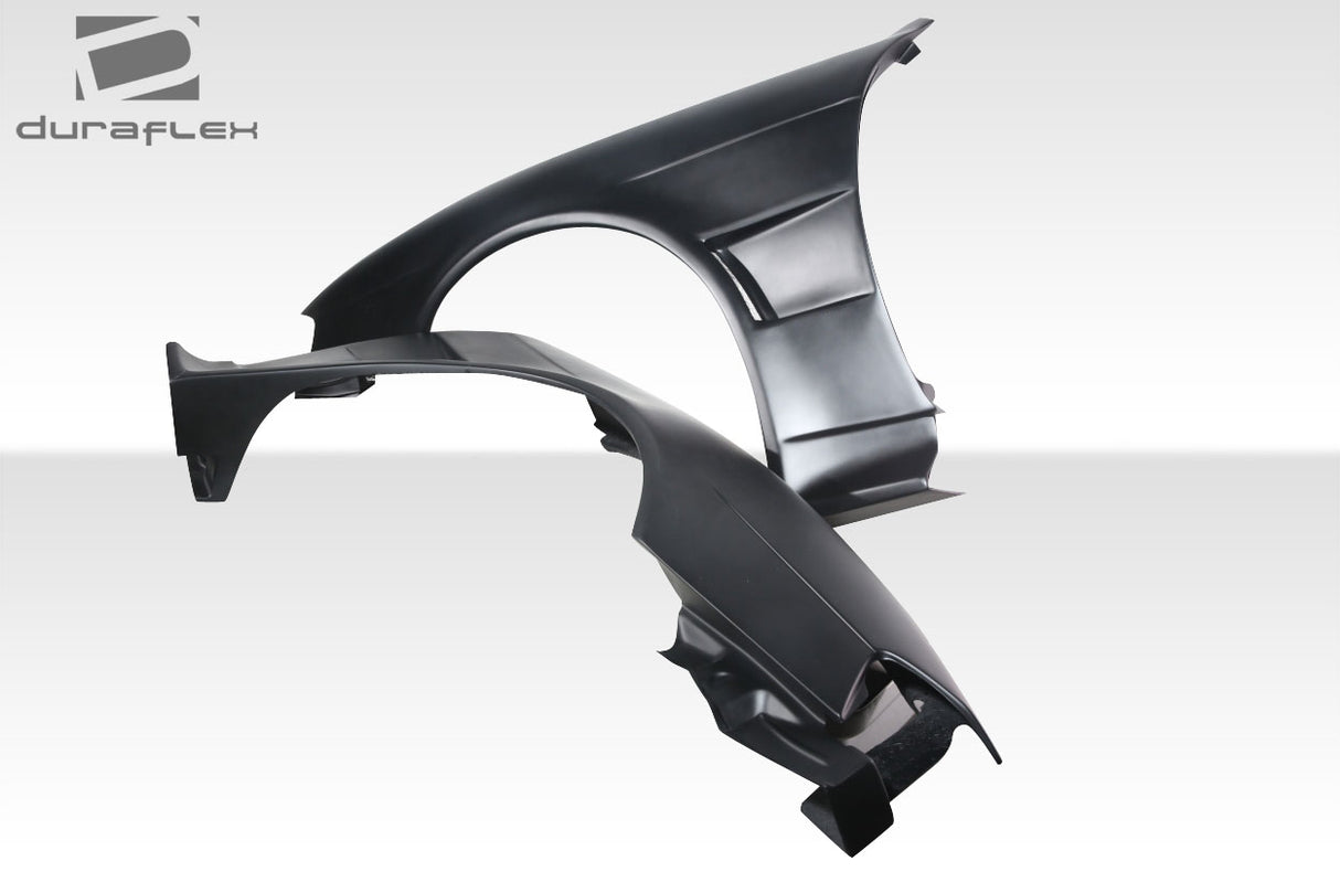 1997-1998 Nissan 240SX S14 Duraflex V-Speed Wide Body Front Fenders (+35mm) - 2 Piece