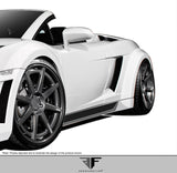 2004-2008 Lamborghini Gallardo AF-1 Wide Body Side Skirt Rocker Panels ( GFK ) - 2 Piece
