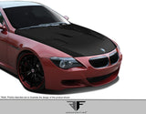 2004-2010 BMW 6 Series M6 E63 E64 Carbon AF-1 Hood ( CFP ) - 1 Piece