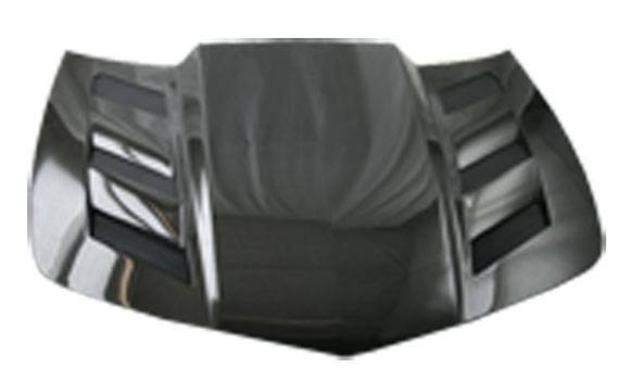 2010-2015 Chevrolet Camaro 2 doors AMS Style Carbon Fiber Black Hood