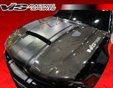 2010-2012 Ford Mustang 2 doors STALKER Style Carbon Fiber Black Hood