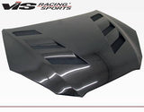 2010-2012 Hyundai Genesis 2 doors AMS Style Carbon Fiber Black Hood