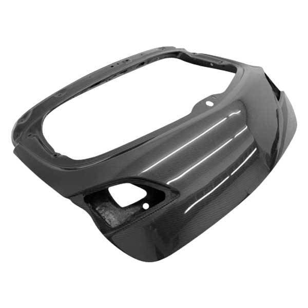 2010-2013 Mazda 3 Hatchback OEM Style Carbon Fiber Black Trunk