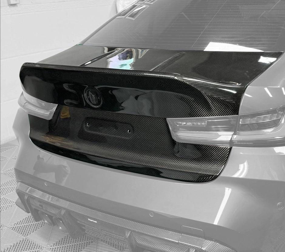 BMW 3 Series G80 M3 CSL Style Carbon Fiber Trunk (2019+) - K2 Industries