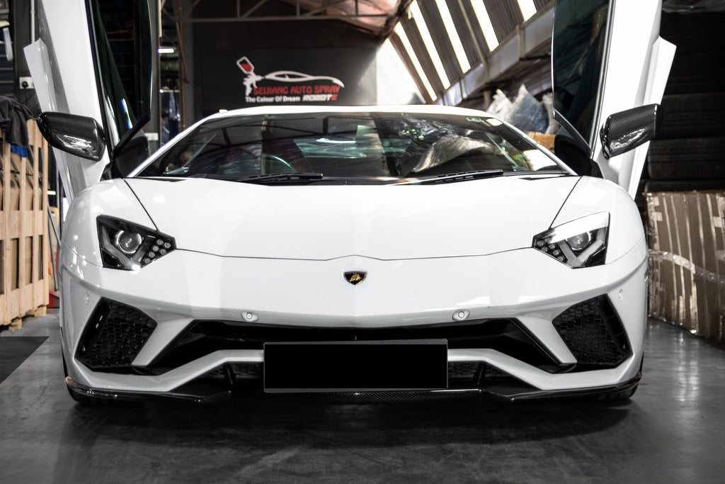2017-2021 Lamborghini Aventador Autoclave Carbon Fiber Front Lip Carbonado OEM Fits: LP740 Coupe | Roadster