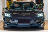 2025-UP Porsche Taycan 9J1.2 Front Bumper Carbonado (Turbo GT) | Fits 4, 4S, GTS, Turbo, Turbo S, ST, CT, Sport Turismo