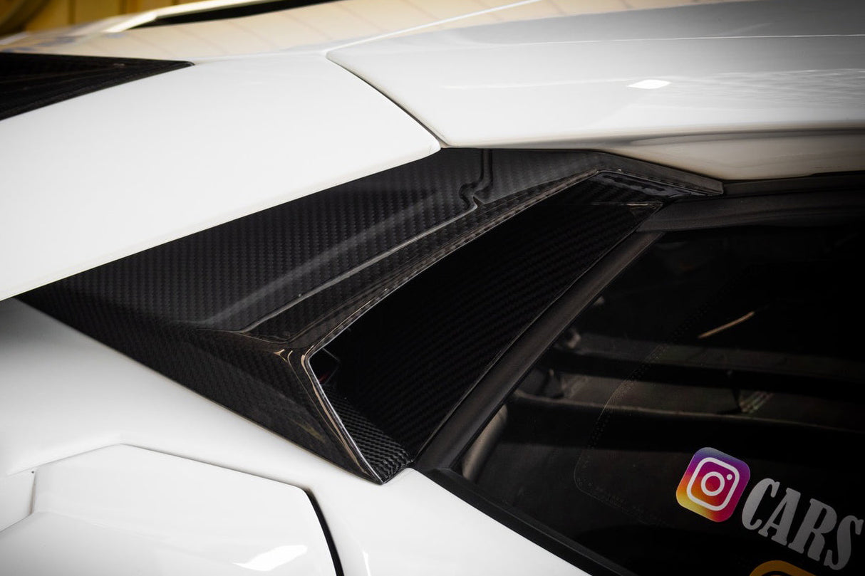 2017-2021 Lamborghini Aventador Autoclave Carbon Fiber Engine Air Intakes Carbonado Oem Fits: LP740 Coupe | Roadster