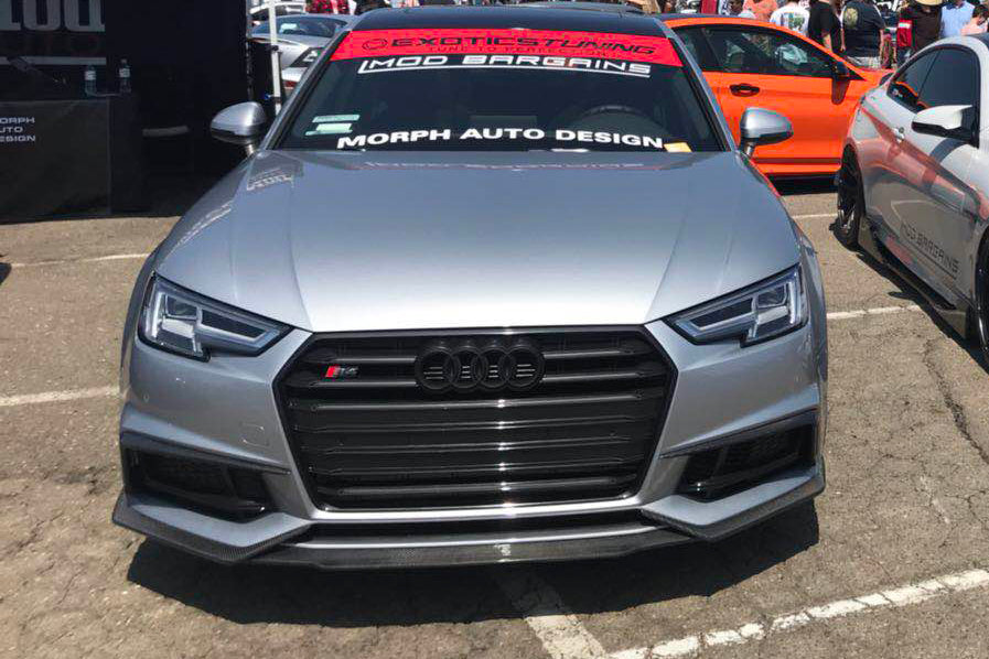 2017-2018 AUDI B9 A4 Sport  S4 MD Style Carbon Fiber Front Lip
