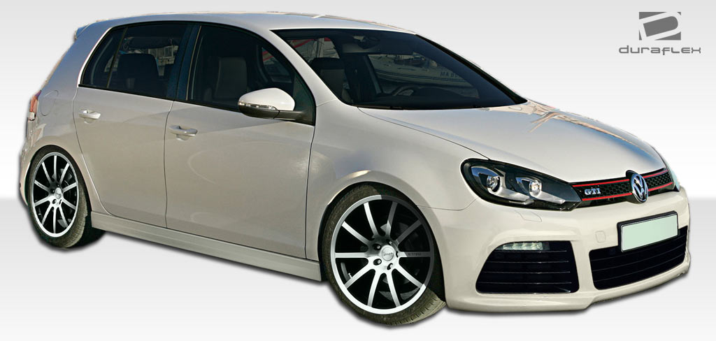 2010-2014 Volkswagen Golf GTI Jetta Sportwagen Duraflex R Look Front Bumper Cover - 1 Piece