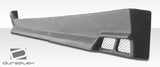 2005-2014 Ford Mustang Duraflex Racer 3 Side Skirts Rocker Panels - 2 Piece