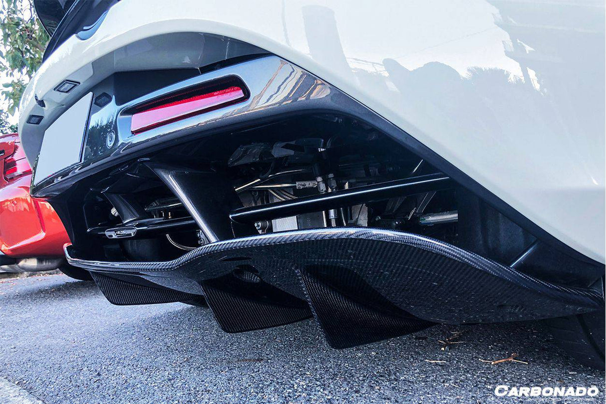 2017-2022 McLaren 720S OEM Style Carbon Fiber Rear Bumper Center Valance