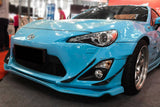 2012-2014 Scion FRS & Toyota GT86 RBY1 Style Carbon Fiber Front Bumper Canards