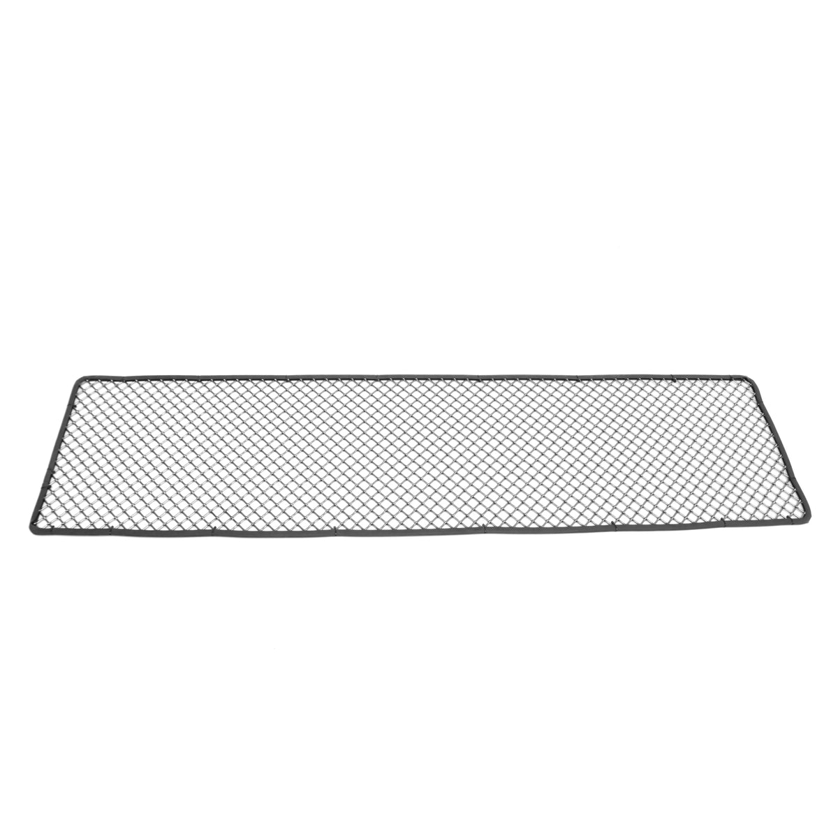 Universal Woven Mesh Lock Crimp Front Bumper Grille Titanium Stainless Steel