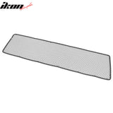 Universal 1'X4' Sheet Front Grille Black + Titanium Mesh Woven Mesh Interchimp