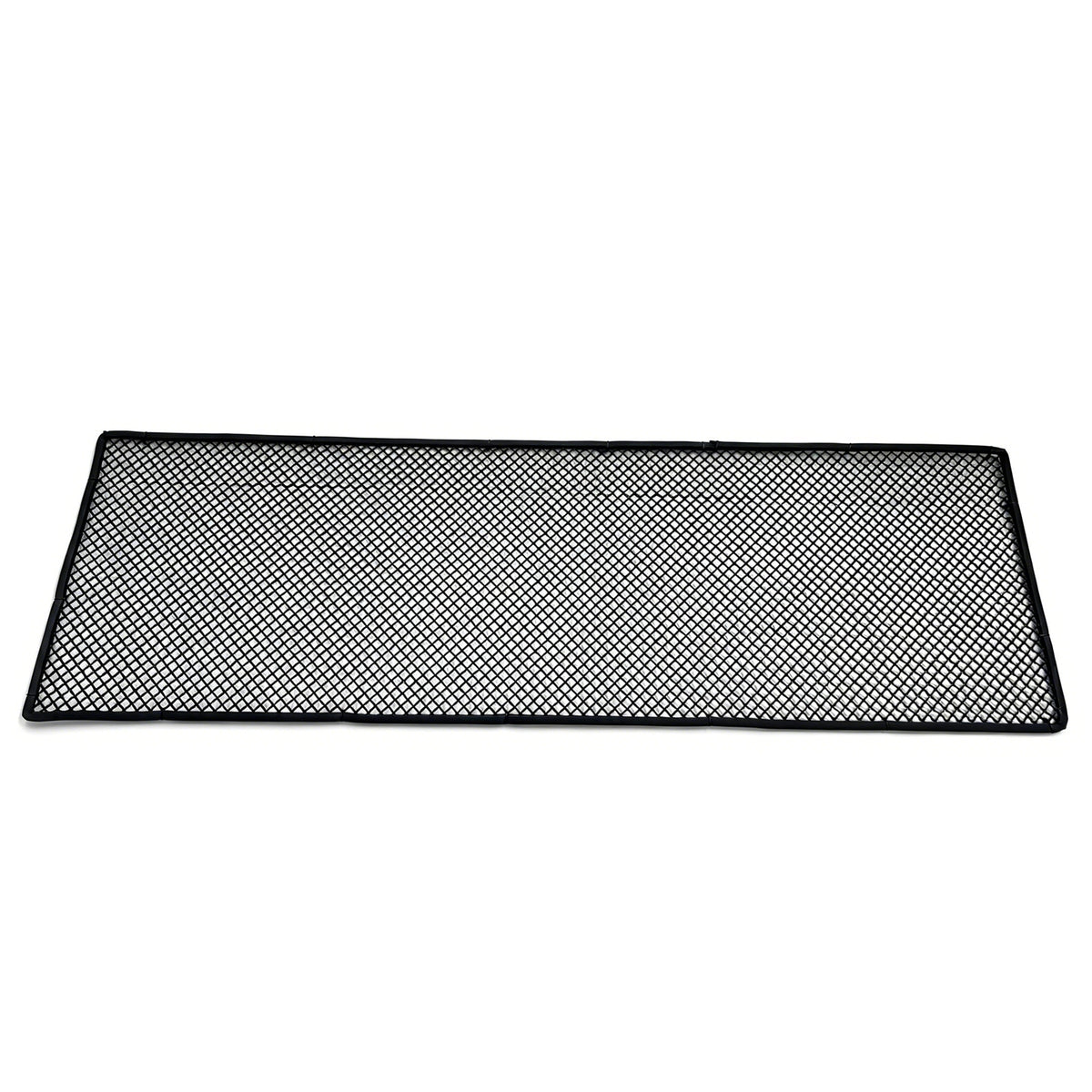 Universal Woven Mesh Interchimp Style Front Insert Grille Stainless Steel Black